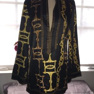 Horsebilt print Tunic